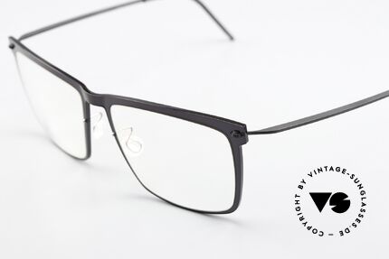 Lindberg 6515 NOW Vintage Designerbrille Eckig, hauchdünne semi-transparente Front: Leichtigkeit pur, Passend für Herren und Damen