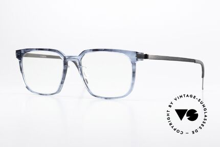 Lindberg 1258 Acetanium True Vintage Brille Large Size, Lindberg Unisex-Brille der Acetanium-Serie von 2018, Passend für Herren und Damen