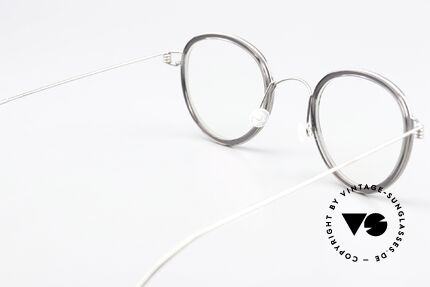 Lindberg Jackie Air Titan Rim Unisexbrille Im Panto Stil, Fassung kann beliebig (optisch / Sonne) verglast werden, Passend für Herren und Damen