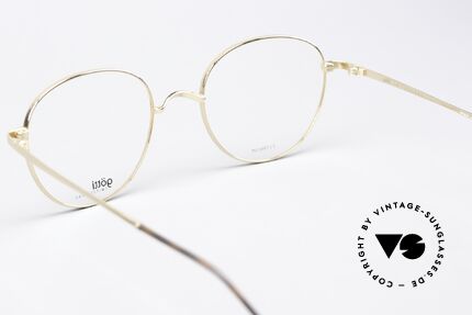 Götti Adil Runde Titanium Brille Panto, Größe: medium, Passend für Herren und Damen