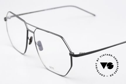 Götti Dice Eckige XL Titanium Brille, kombiniert techn. Präzision & ästhetische Raffinesse, Passend für Herren
