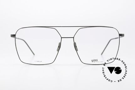 Götti Doga Herrenbrille aus Titanium, eine superleichte Titanium-Fassung, made in Japan, Passend für Herren