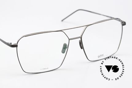 Götti Doga Herrenbrille aus Titanium, die DEMO-Gläser können beliebig getauscht werden, Passend für Herren