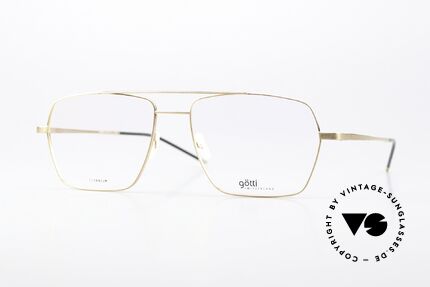 Götti Dalin Titaniumbrille Japan Men, Götti / Goetti Brille Dalin, col. GLB-B, Größe 55/16, Passend für Herren