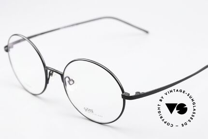 Götti August Titanium Brille Rund Unisex, Unisex Brille: kombiniert Nostalgie und Purismus, Passend für Herren und Damen