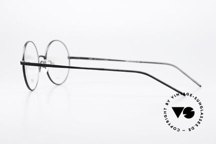 Götti August Titanium Brille Rund Unisex, ungetragenes Designerstück von 2014, mit Hartetui, Passend für Herren und Damen