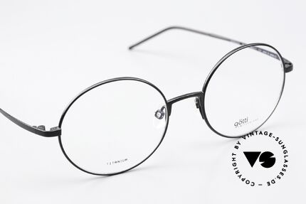 Götti August Titanium Brille Rund Unisex, Größe: medium, Passend für Herren und Damen