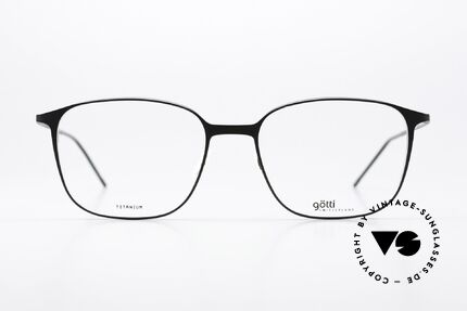 Götti Larson Filigrane Korrekturbrille, superleichte Unisex Titanium-Fassung, Japan made, Passend für Herren und Damen