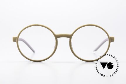 Götti Dumu Runde Brille Kleine Köpfe, runde Brille aus Kunststoff und mit Edelstahlbügeln, Passend für Herren und Damen