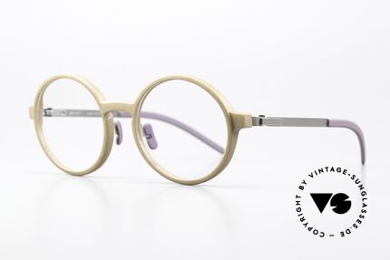 Götti Dumu Runde Brille Kleine Köpfe, sehr robust & bequem: eher eine kleine Brillengröße, Passend für Herren und Damen
