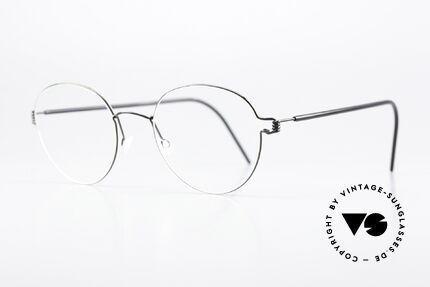 Lindberg Bo Air Titan Rim Pantobrille Titanium Unisex, wunderbare Damenbrille sowie Herrenbrille zugleich, Passend für Herren und Damen