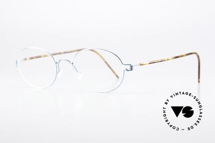 Lindberg York Air Titan Rim Ovale Brille Titanium Unisex, wunderbare Damenbrille sowie Herrenbrille zugleich, Passend für Herren und Damen
