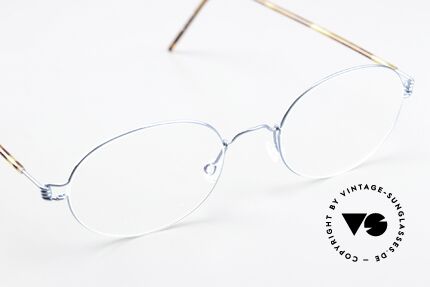 Lindberg York Air Titan Rim Ovale Brille Titanium Unisex, ungetragene Designerbrille + Magnet-Etui von Lindberg, Passend für Herren und Damen