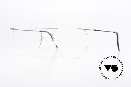 Lindberg 5502 Thintanium Markant Eckige Unisexbrille, eckige Lindberg 5502 Thintanium Brille in Gr. 48/18, Passend für Herren und Damen