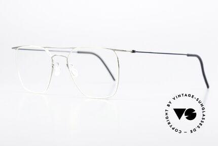 Lindberg 5502 Thintanium Markant Eckige Unisexbrille, sehr leicht und bequem & dennoch robust und flexibel, Passend für Herren und Damen