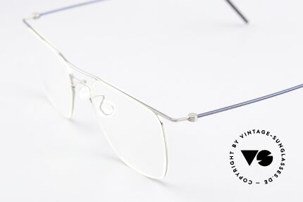 Lindberg 5502 Thintanium Markant Eckige Unisexbrille, eine markante Brillenform für Damen & Herren zugleich, Passend für Herren und Damen