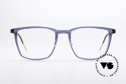 Lindberg 1260 54 Acetanium Blau Transparente Fassung, Mod. 1260; XL Größe 54/20, T407, Bügel 145, Col AI37, Passend für Herren