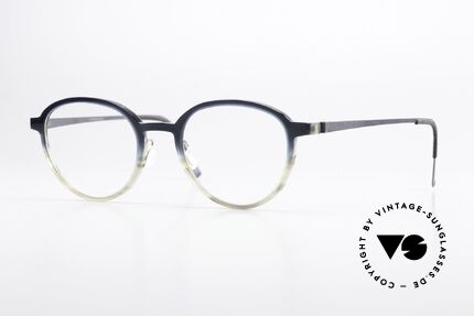 Lindberg 1176 Acetanium Rahmen Dunkelblau zu Grau Details