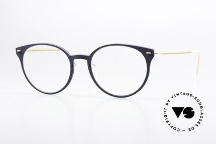 Lindberg 6600 NOW Dunkelblau Und Mattgold, Lindberg Damenbrille aus der NOW bzw. N.O.W. Serie, Passend für Damen