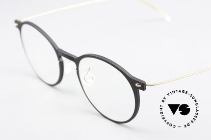 Lindberg 6541 NOW Mattschwarz Und Mattgold, sehr hochwertiges Compositematerial mit Titanbügeln, Passend für Herren und Damen Lindberg 6541 NOW Mattschwarz Und Mattgold, sehr hochwertiges Compositematerial mit Titanbügeln, Passend für Herren und Damen