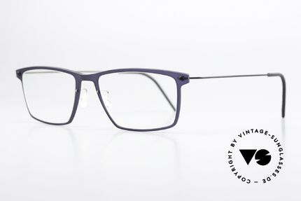 Lindberg 6544 NOW Dunkelviolett Und Grau, sehr hochwertiges Compositematerial mit Titanbügeln, Passend für Herren und Damen