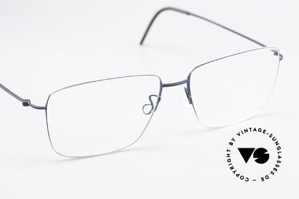 Lindberg 5508 Thintanium Markant Eckige Brille Unisex, ungetragenes Designerstück mit orig. Etui von Lindberg, Passend für Herren und Damen
