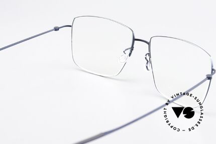 Lindberg 5508 Thintanium Markant Eckige Brille Unisex, die orig. DEMOgläser können beliebig getauscht werden, Passend für Herren und Damen