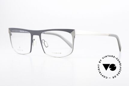 Falvin Helios Insider Brille Aus Titanium, Unisex Modell HELIOS in Größe 55-19, col. M3-M4, Passend für Herren und Damen