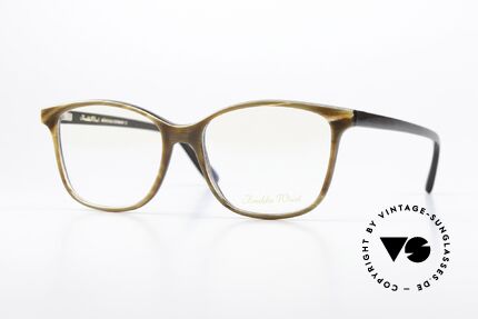 Freddie Wood CL1 Elegante Büffelhorn Brille Details