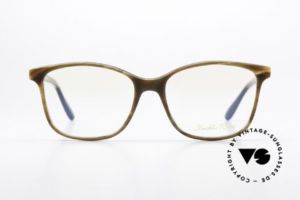 Freddie Wood CL1 Elegante Büffelhorn Brille, Luxusbrille, Modell CL-SL 1, C2, Größe 54-17, 140, Passend für Damen