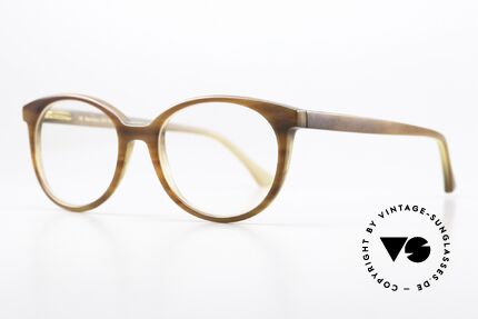 Hoffmann 2274 Damenbrille Aus Echthorn, aus Naturmaterialien gefertigt und mit Federscharnieren, Passend für Damen