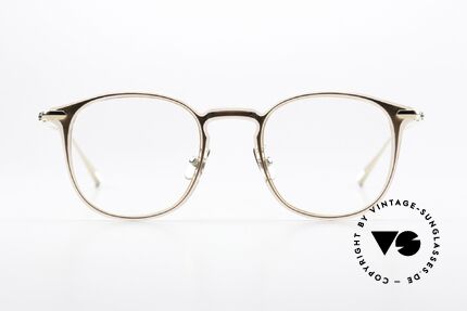 Yuichi Toyama Chloé Minimalistische Panto Brille, puristische Designer-Brille aus ß-Titanium; unisex, Passend für Herren und Damen