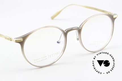 Frank Custom FT7187 Panto Brillenfassung Titan, ein ungetragenes Modell aus der 2018 Kollektion, Passend für Herren und Damen