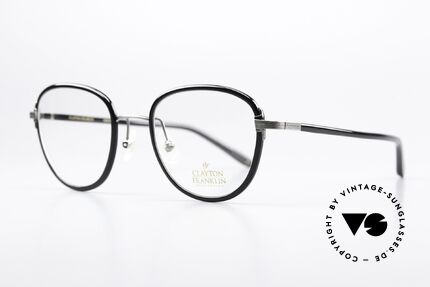 Clayton Franklin 620 Insiderbrille Made In Japan, Benjamin Franklin (Gründervater United States), Passend für Herren und Damen