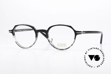 Clayton Franklin 759 Unisex Brille Made In Japan Details