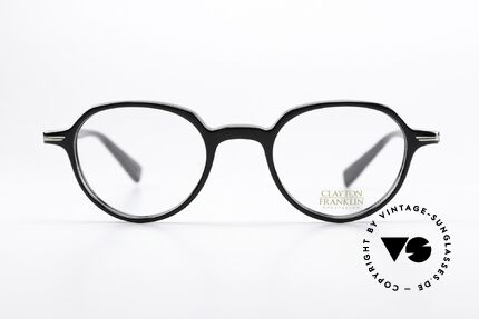 Clayton Franklin 759 Schwarze Brille Aus Japan, u.a. benannt nach dem Erfinder der Bifokalbrille, Passend für Herren und Damen