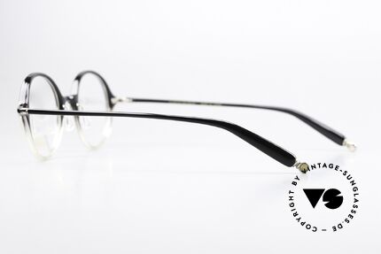 Clayton Franklin 735 Runde Brille Made In Japan, Design Ästhetik mit japanischer Handwerkskunst, Passend für Herren und Damen