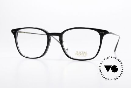 Clayton Franklin 764 Eckige Brille Made In Japan Details