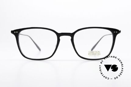 Clayton Franklin 764 Eckige Brille Made In Japan, u.a. benannt nach dem Erfinder der Bifokalbrille, Passend für Herren und Damen