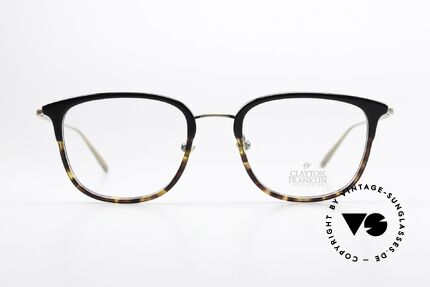 Clayton Franklin 615 Titan Brille Schwarz Havanna, u.a. benannt nach dem Erfinder der Bifokalbrille, Passend für Herren und Damen