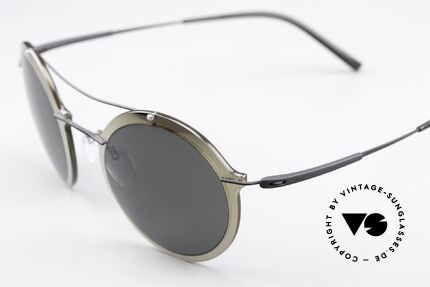 Silhouette 8705 Polarisierende Sonnengläser, Titanium-Rahmen mit Kunststoff-Glasfassungen, Passend für Herren und Damen