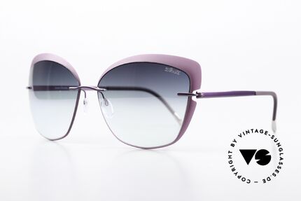 Silhouette 8166 Verspiegelte Sonnengläser, leichte, minimalistische Sonnenbrille (nur 17g), Passend für Damen