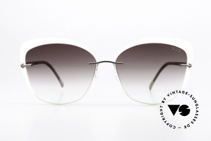 Silhouette 8166 Sonnengläser Für Damen, Accent Shades Serie; braun-Verlauf Sonnengläser, Passend für Damen