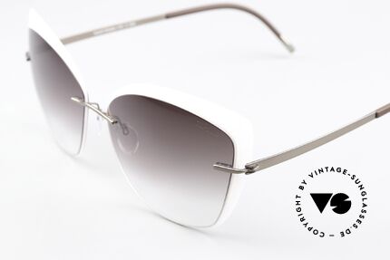 Silhouette 8166 Sonnengläser Für Damen, Titanium-Rahmen mit Kunststoff-Glasfassungen, Passend für Damen