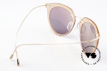 Silhouette 9909 Minimalistische Sonnenbrille, Retromode mit expressivem Futurismus von 2017, Passend für Damen