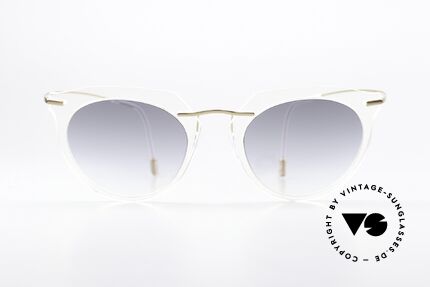 Silhouette 9909 Kristallklare Sonnenbrille, Mod. 9909 in Zusammenarbeit mit Arthur Arbesser, Passend für Damen