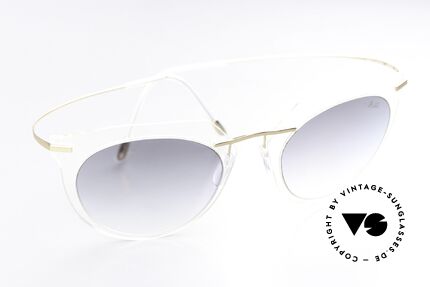 Silhouette 9909 Kristallklare Sonnenbrille, ungetragenes Exemplar; stilvoll & zeitlos zugleich, Passend für Damen