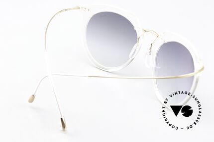 Silhouette 9909 Kristallklare Sonnenbrille, Retromode mit expressivem Futurismus von 2017, Passend für Damen