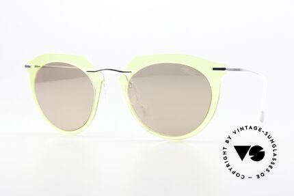 Silhouette 9909 Arthur Arbesser Sonnenbrille, leichte, minimalistische Silhouette Sonnenbrille, Passend für Damen