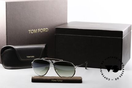 Tom Ford TF302 Alexander Krokodilleder aus Bolivien, Größe: large, Passend für Herren